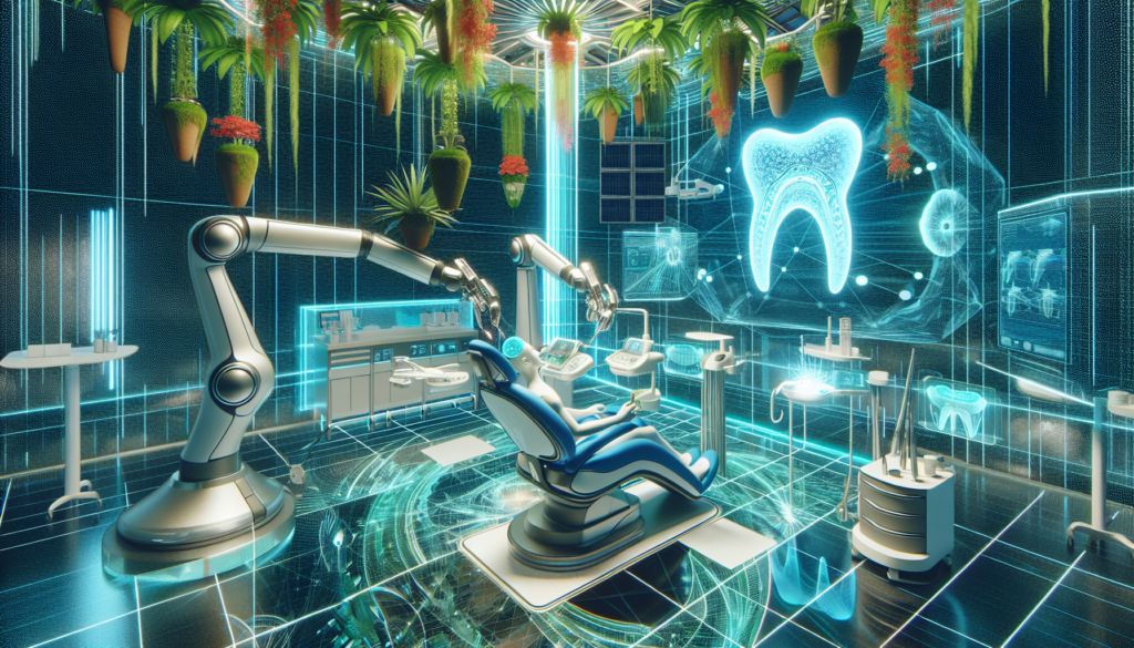 Nowoczesna technologia stomatologiczna, w tym druk 3D i narzędzia do cyfrowego projektowania uśmiechu.