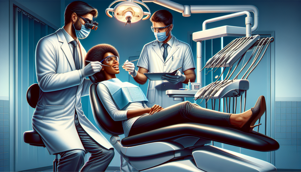 Komfortowe i nowoczesne środowisko pracy w klinice stomatologicznej, prezentujące stanowiska pracy i sprzęt.