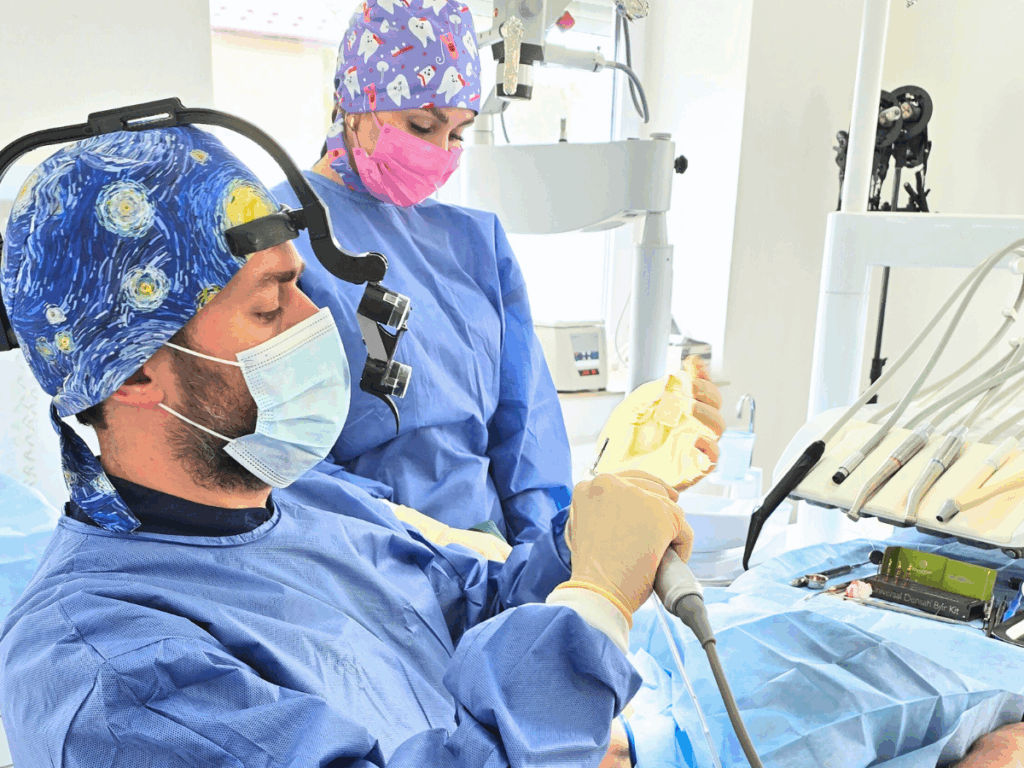 prf w zabiegu chirurgii stomatologicznej i implantologii