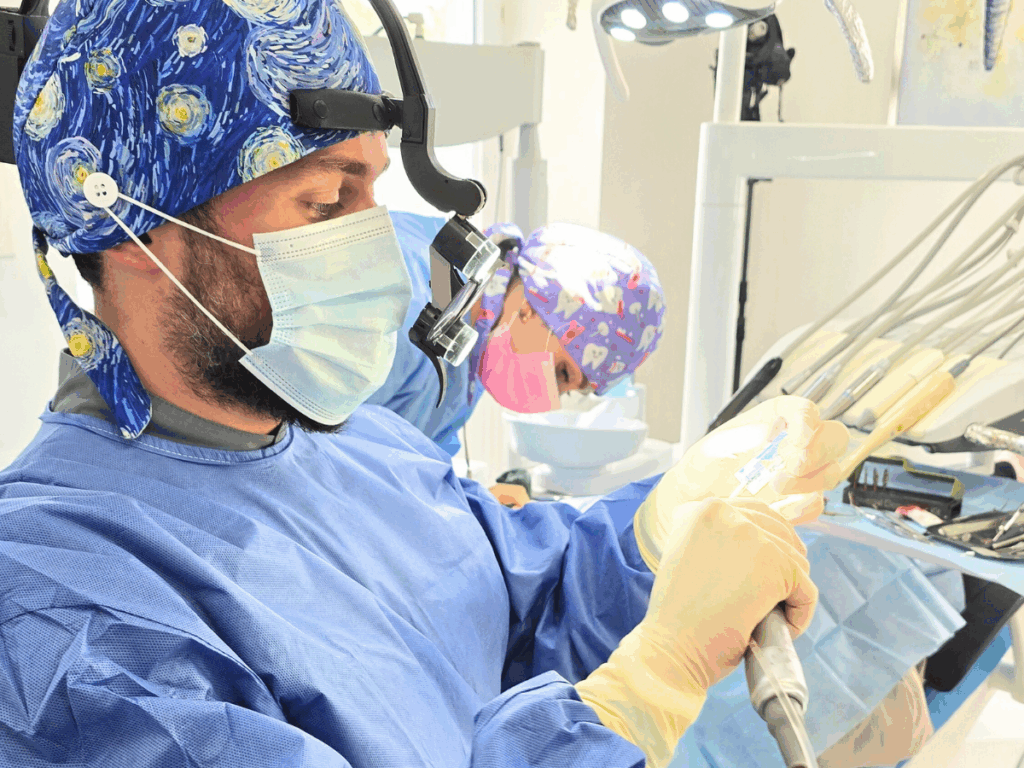 szablon implantologiczny zabieg precisdent